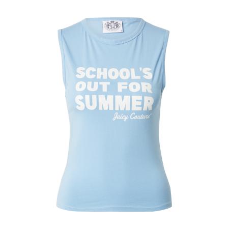 Juicy Couture Juicy Couture Top SCHOOLS OUT lichtblauw / wit