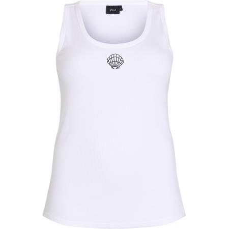 Zizzi Zizzi Top CAMILA zwart / wit