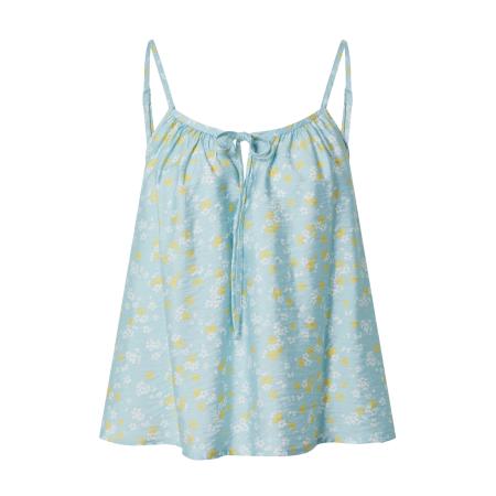 EDITED EDITED Top NADA lichtblauw / honing / wit