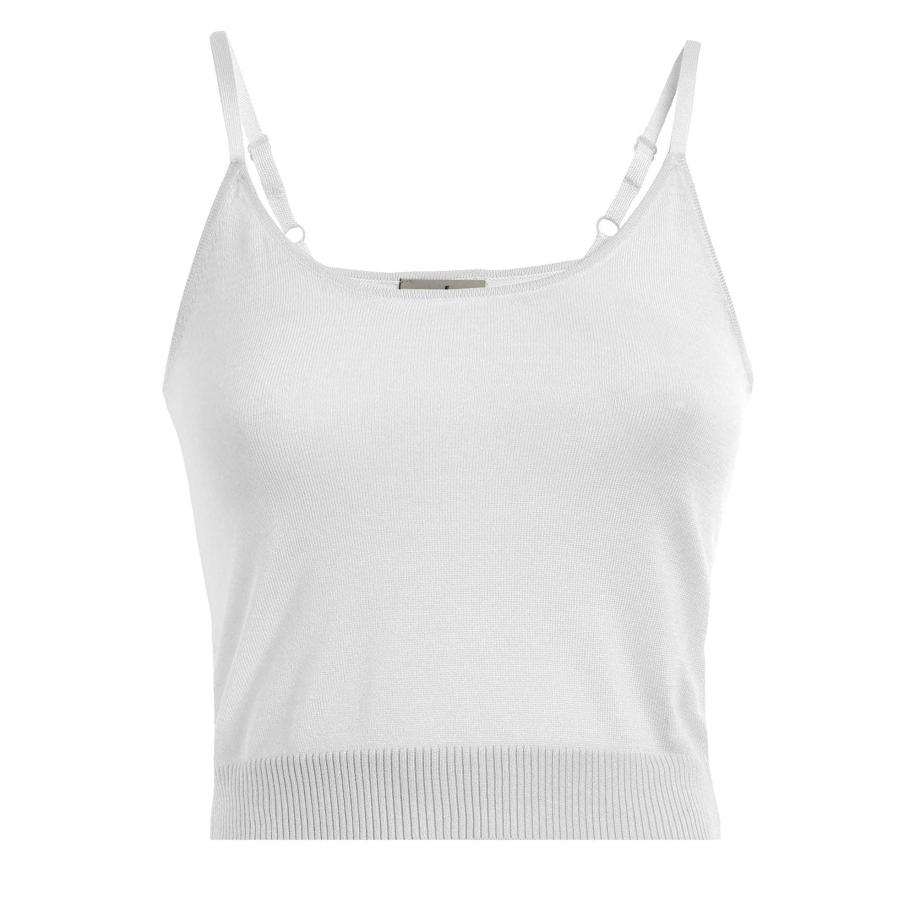 Deha DEHA Gebreide top Fest wit -