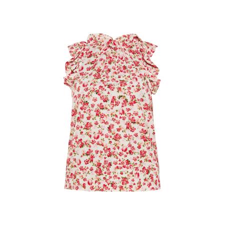 FELIPA FELIPA Blouse Spring Summer lichtbeige / groen / rood / wit