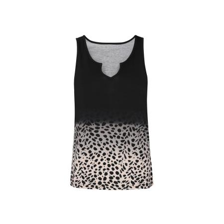 NAEMI NAEMI Top Fashion Look taupe / zwart