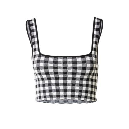 ABOUT YOU Daahls by Emma Roberts exclusively for ABOUT YOU Gebreide top Aylin zwart / wit