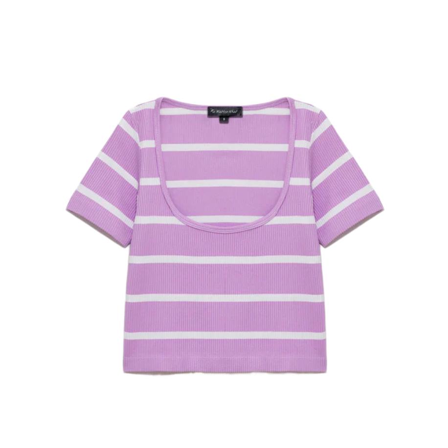 No Matter What Shirt lavendel / wit Paars