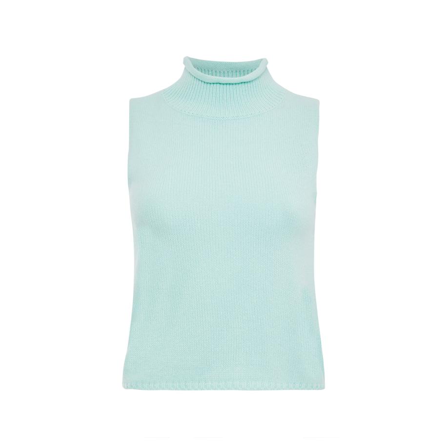 Threadbare Threadbare Gebreide top Marlisa aqua -