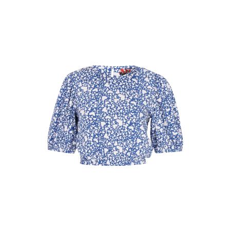 myMo ROCKS Blouse Valentines Day blauw / wit