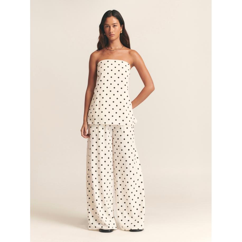 St MRLO St MRLO Top Orana zwart / wit -