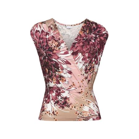 Lascana LASCANA Top taupe / bessen / rosa / wit