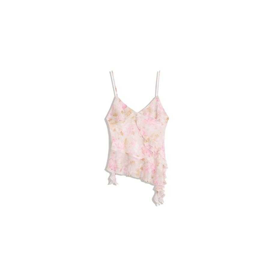 Bershka Bershka Top mosterd / pink / rosa / pastelroze -