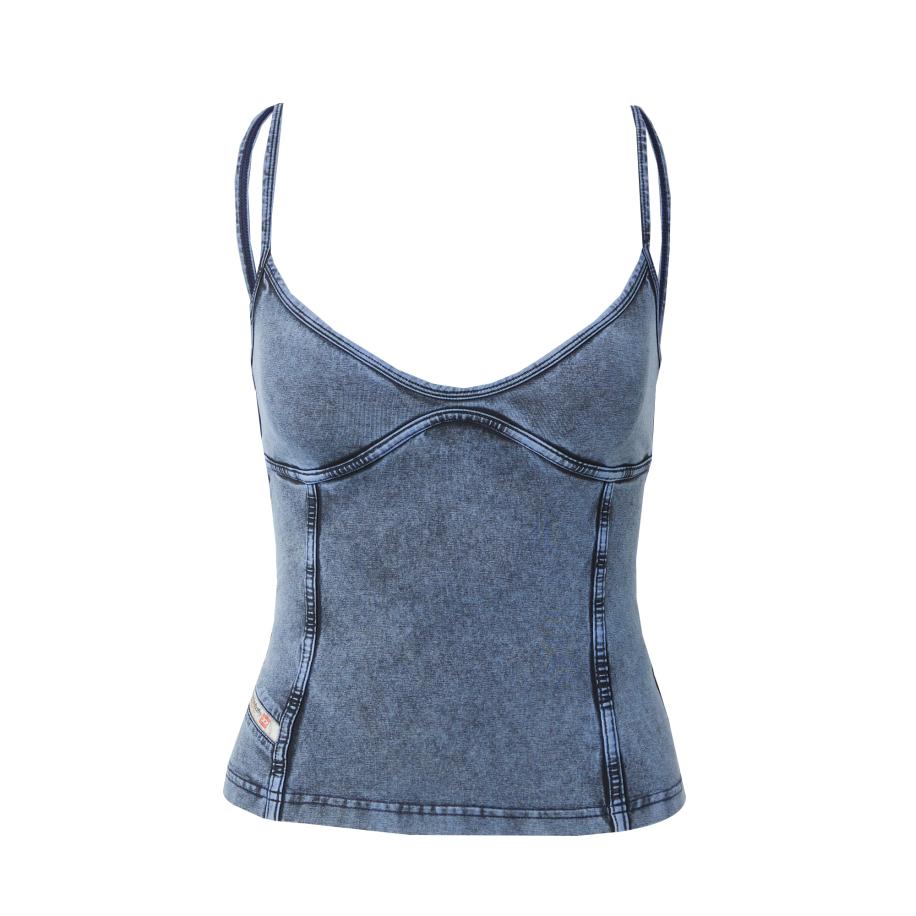 Diesel DIESEL Top T-ONY blauw denim -