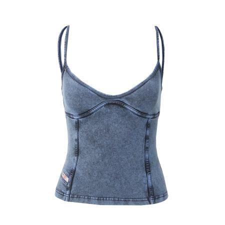 Diesel DIESEL Top T-ONY blauw denim