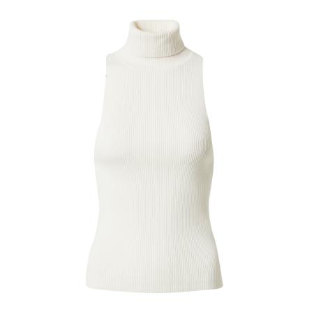 Bershka Mouwloos geribbeld T-shirt in geel