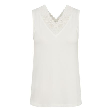 Cream Cream Top Trulla wit