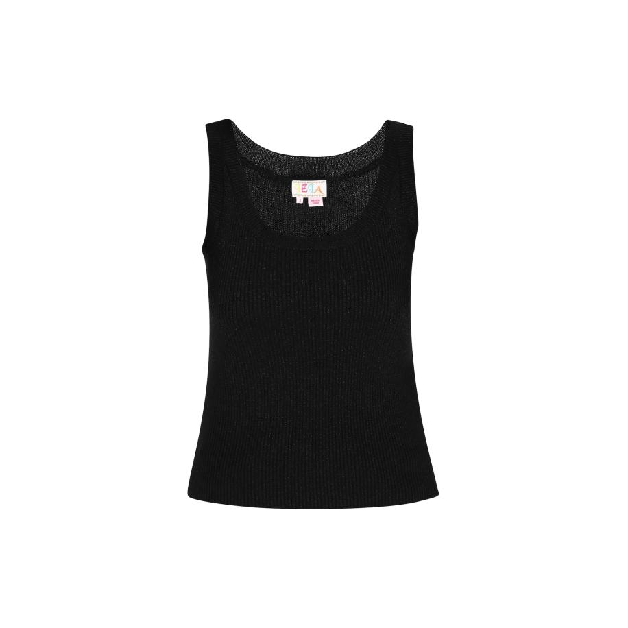 IZIA IZIA Gebreide top zwart -