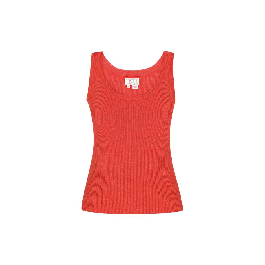 IZIA IZIA Gebreide top Spring Summer kreeft -