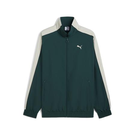 Puma PUMA Sweatvest T7 donkergroen / wit