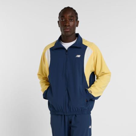 New Balance new balance Trainingsjack In Game navy / lichtgeel / wit