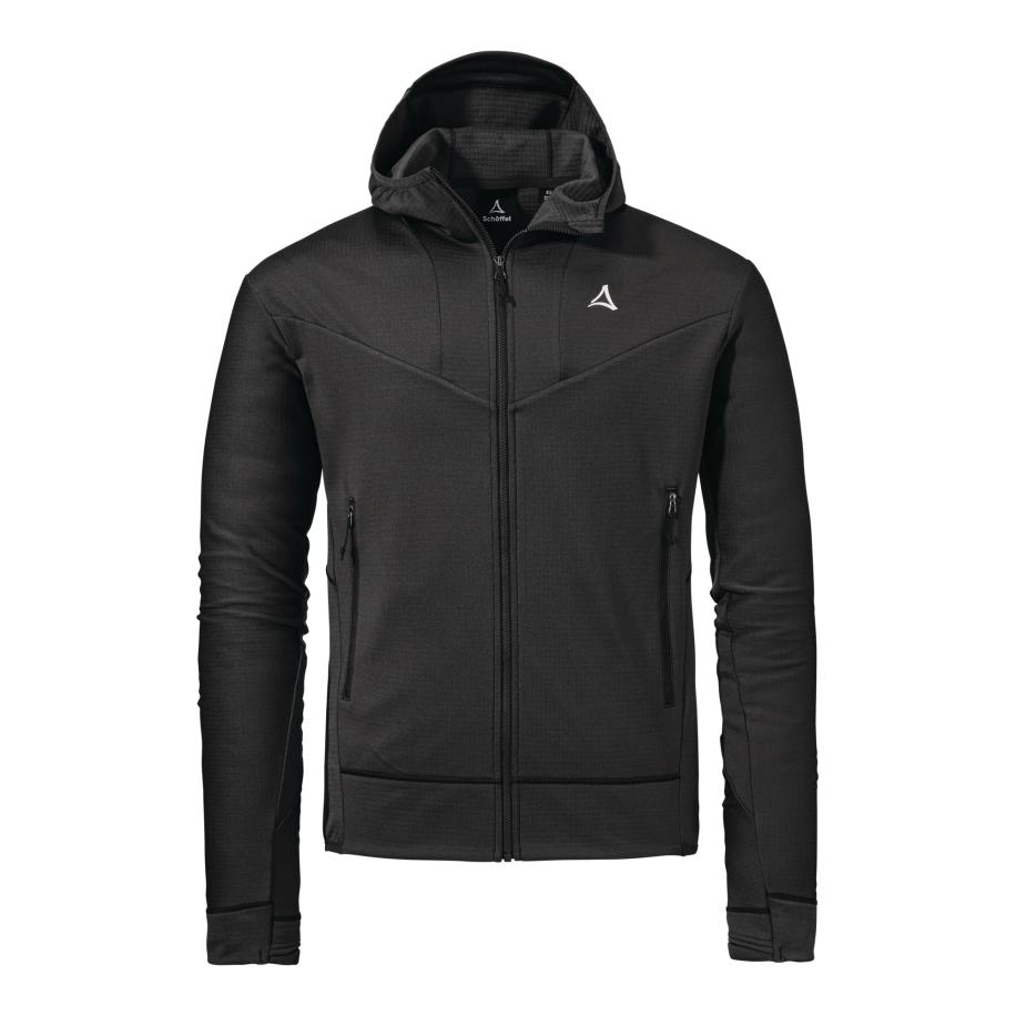 Schöffel Schöffel Funktionele fleece-jas Blaueis zwart / wit -