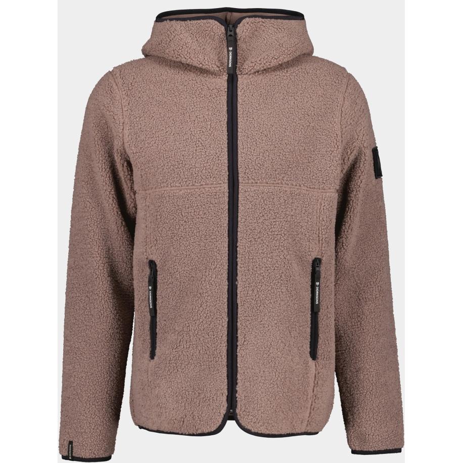 Didriksons Didriksons Funktionele fleece-jas BROR USX FZ 3 lichtbruin -