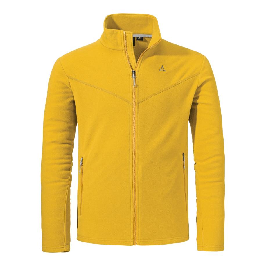 Schöffel Schöffel Funktionele fleece-jas Hiking Fleece Jk Style Qutang geel -