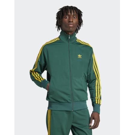 adidas Originals - Firebird - Trainingstop in groen en geel