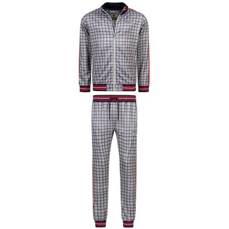 Lonsdale LONSDALE Joggingpak navy / duifblauw / knalrood / wit