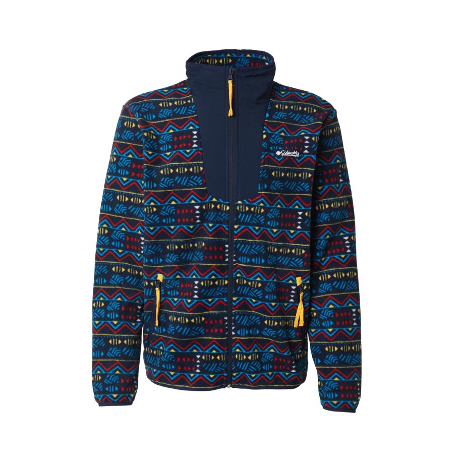 Columbia COLUMBIA Funktionele fleece-jas Sequoia Grove nachtblauw / azuur / citroen / donkerrood -
