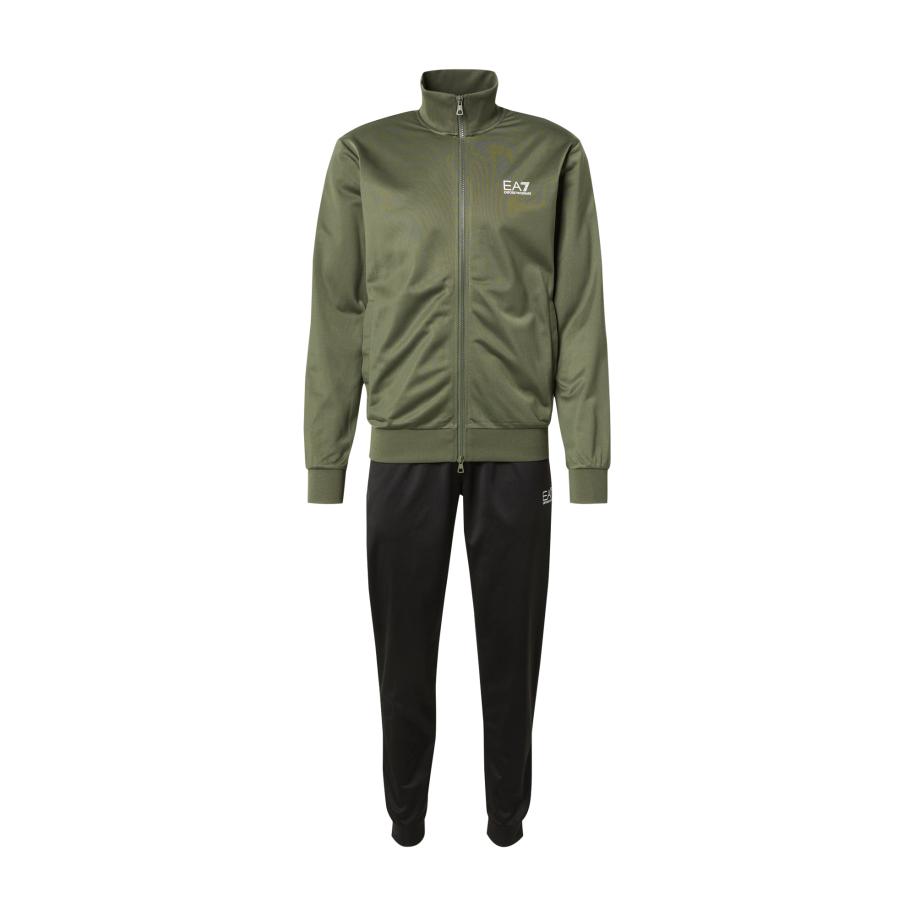 Emporio Armani EA7 Emporio Armani Joggingpak groen / zwart / wit -