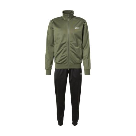 Emporio Armani EA7 Emporio Armani Joggingpak groen / zwart / wit