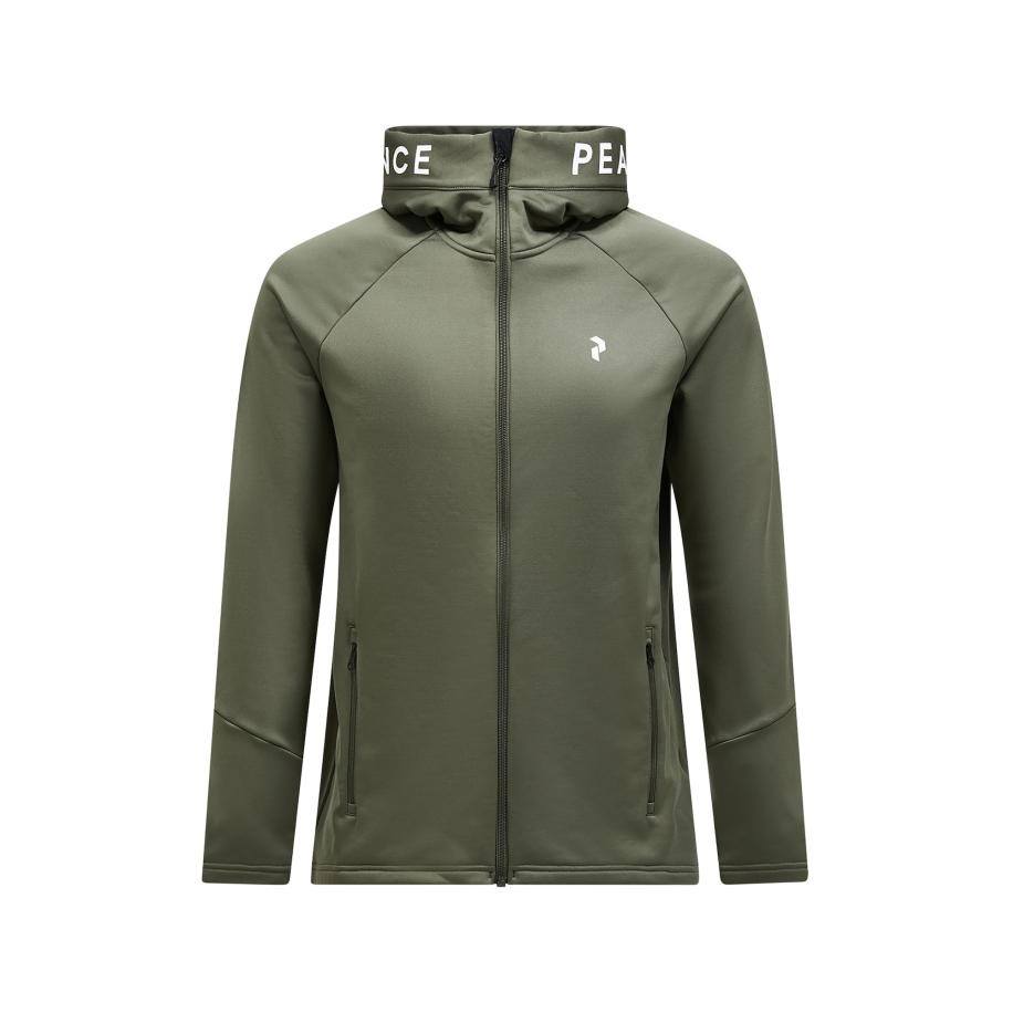 Peak Performance PEAK PERFORMANCE Funktionele fleece-jas olijfgroen -