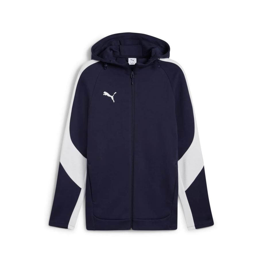 Puma PUMA Sportsweatvest teamEVOSTRIPE blauw / wit -