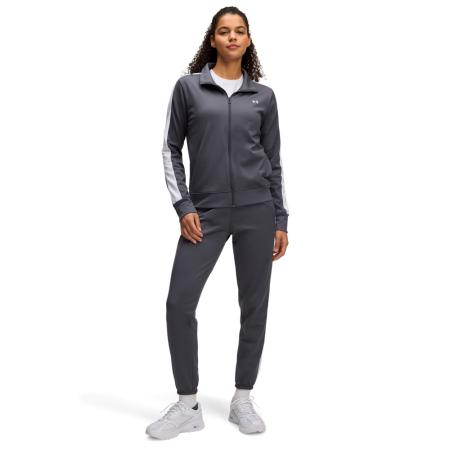 Under Armour Tricot Trainingspak voor dames Castlerock / Wit / Wit S