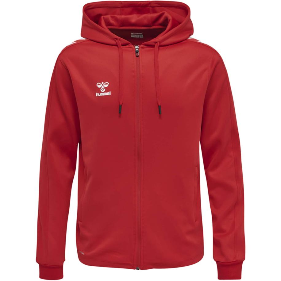 Hummel Hummel Sportsweatvest karmijnrood / wit -