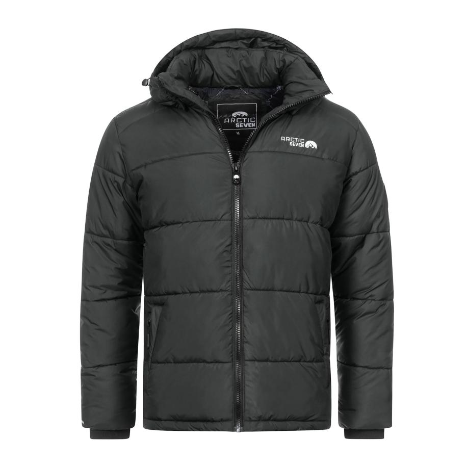 Arctic Seven Arctic Seven Outdoorjas antraciet / wit -