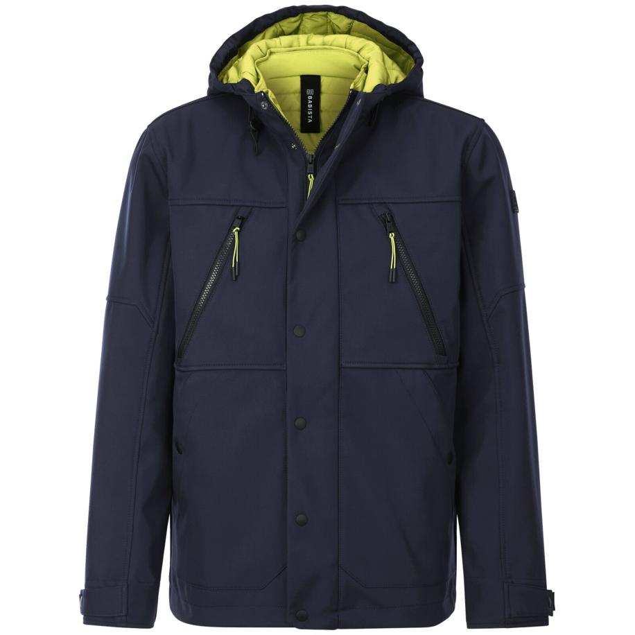 BABISTA BABISTA Functionele jas Anviro donkerblauw / kiwi -