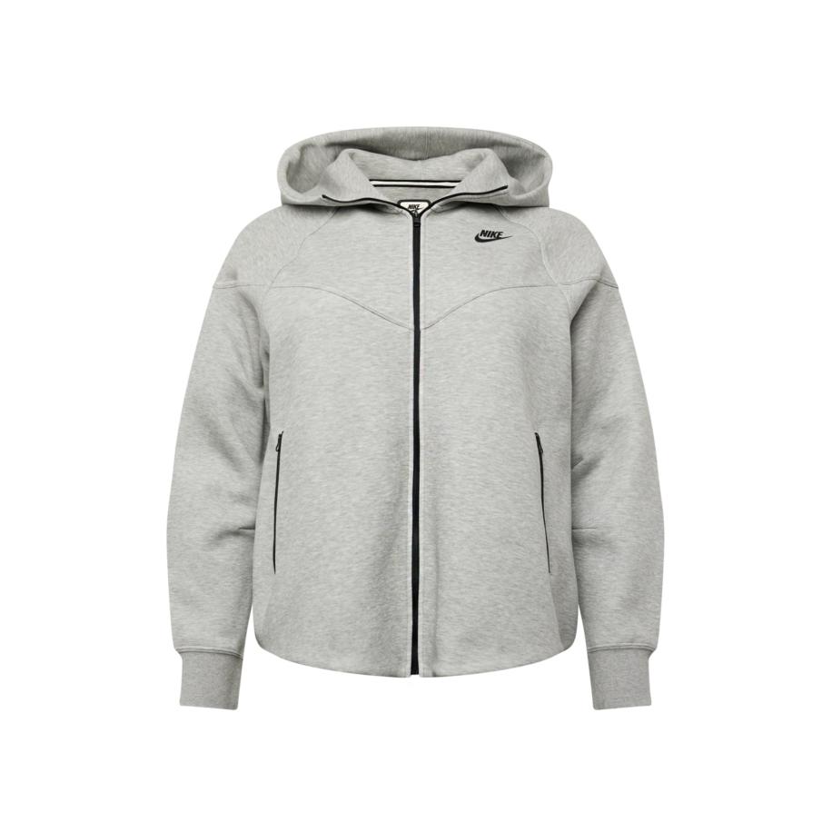 Nike Nike Sportswear Sportief sweatvest grijs gemêleerd / zwart -