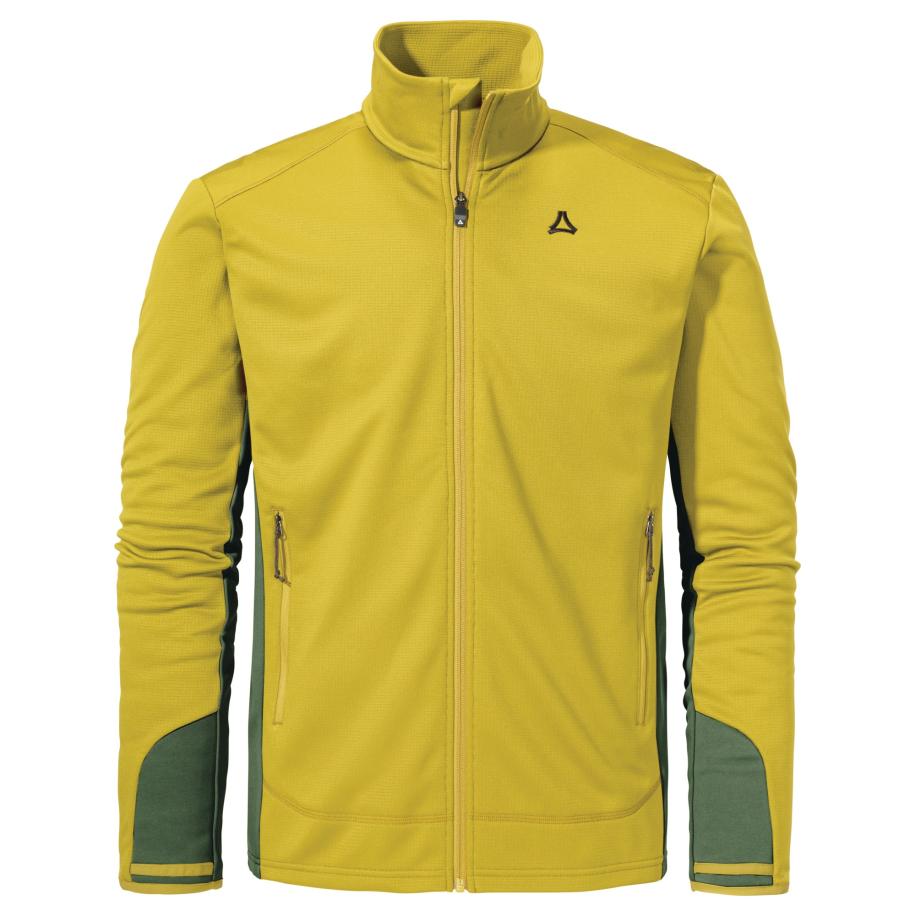 Schöffel Schöffel Funktionele fleece-jas Milagle geel / olijfgroen -