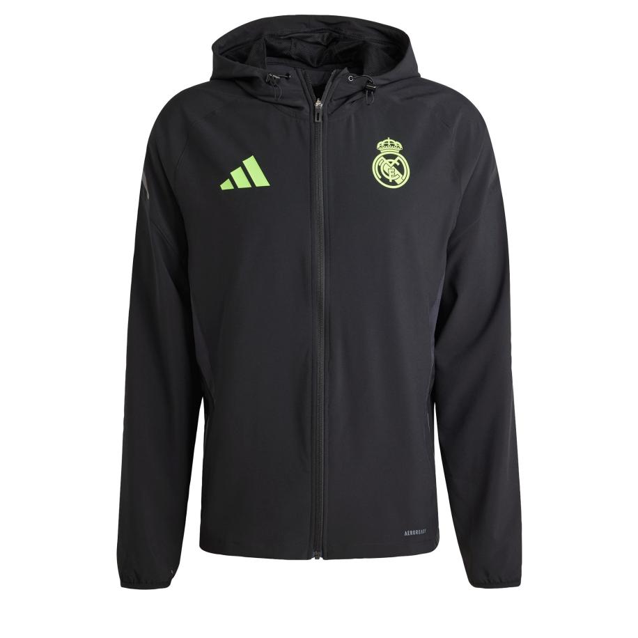 adidas Performance ADIDAS PERFORMANCE Trainingsjack Real Madrid Tiro 25 Pro lichtgroen / zwart -