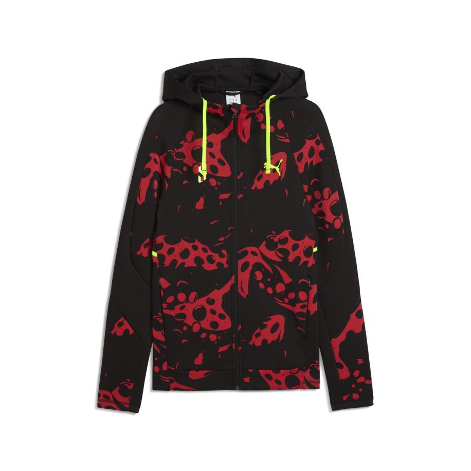 Puma PUMA Sportsweatvest Scoot Lab geel / rood / zwart -