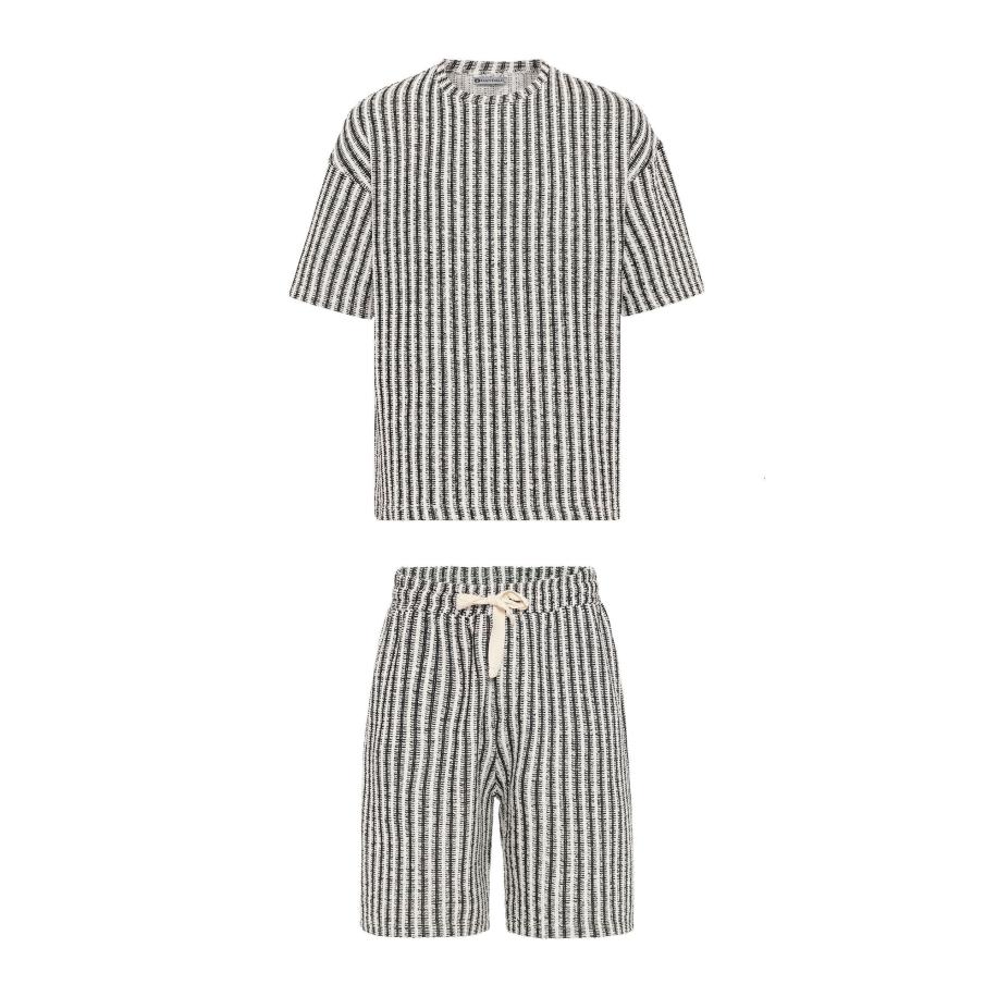 Dandalo Dandalo Joggingpak zwart / wit -