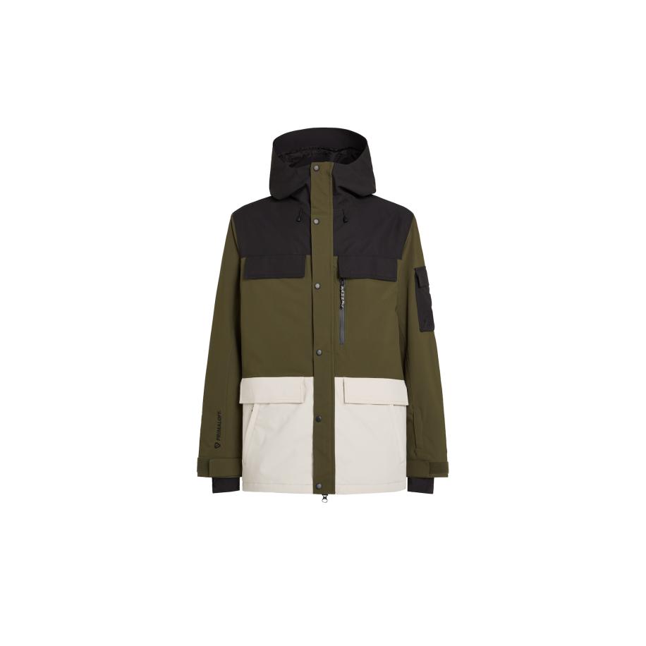 O'Neill ONEILL Sportjas Utility Pro Hybrid ecru / groen / zwart -
