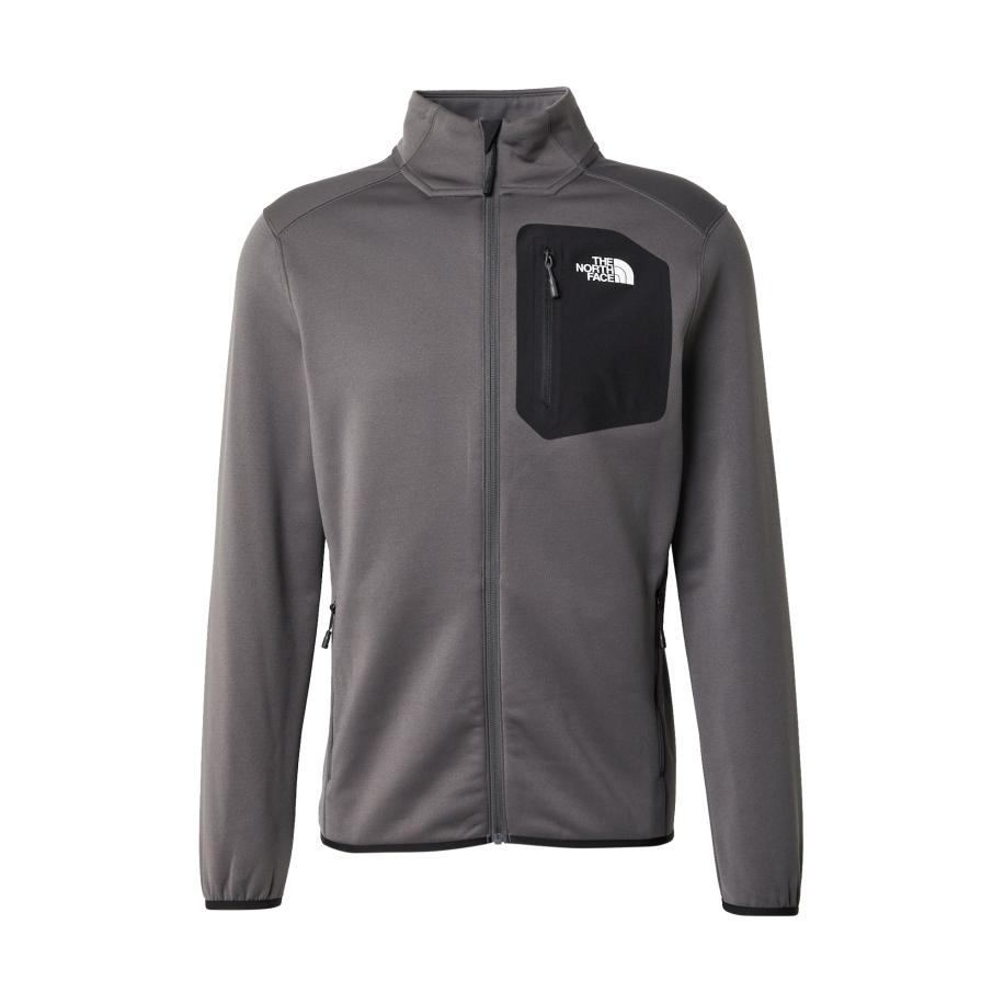 The North Face THE NORTH FACE Funktionele fleece-jas CREST grijs / zwart / wit -