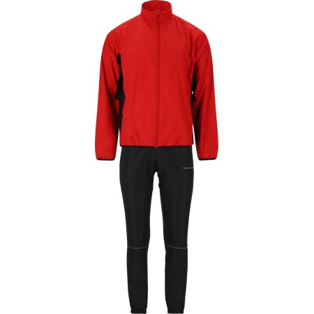 ENDURANCE ENDURANCE Trainingspak Waiden grijs / vuurrood / zwart