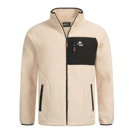 Arctic Seven Arctic Seven Funktionele fleece-jas AS415 beige / zwart / wit