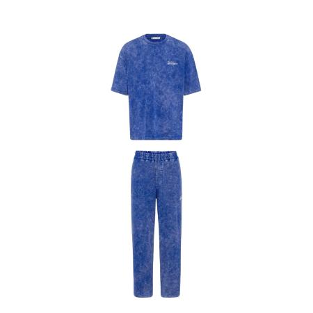 Dandalo Dandalo Joggingpak blauw / wit