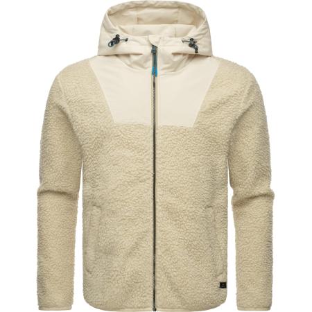 Ragwear Ragwear Funktionele fleece-jas Adar crème / lichtbeige