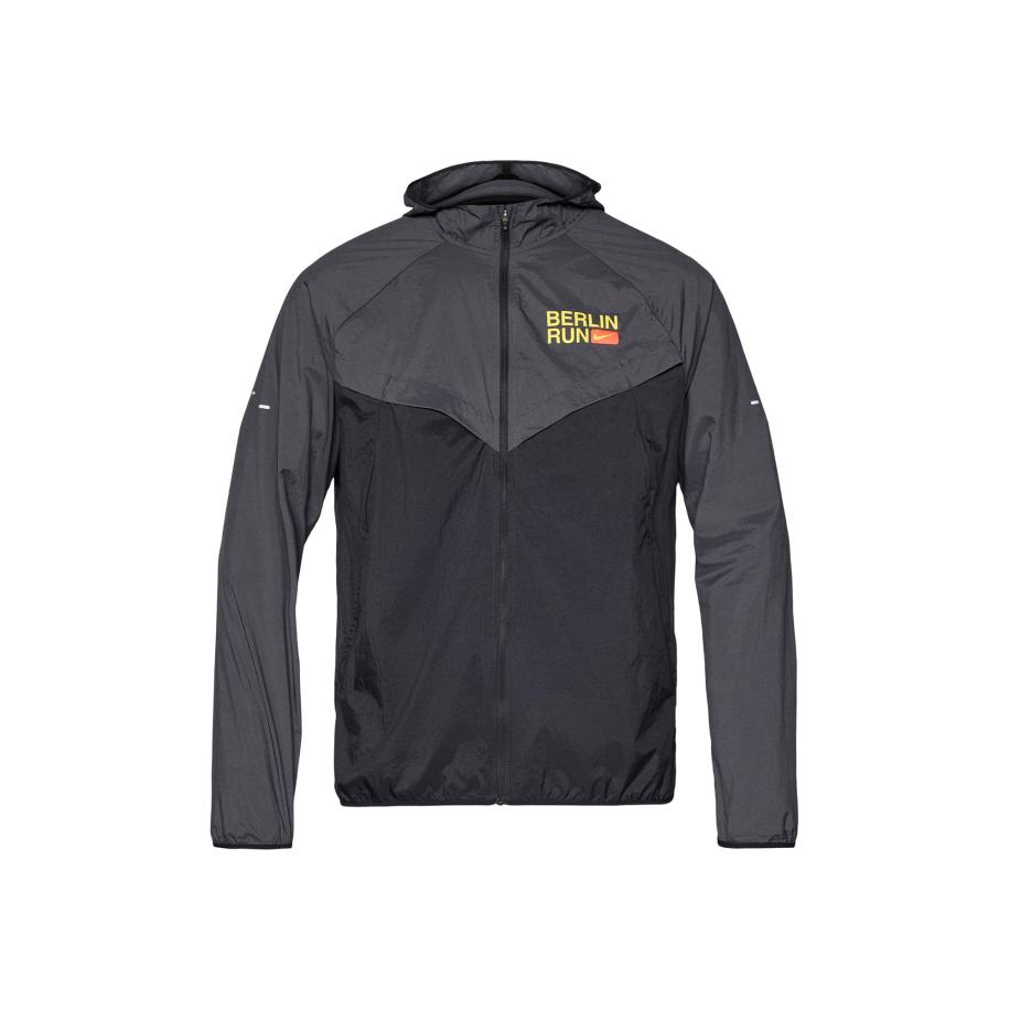 Nike NIKE Sportjas City Marathon Stride geel / grafiet / lichtrood / zwart -