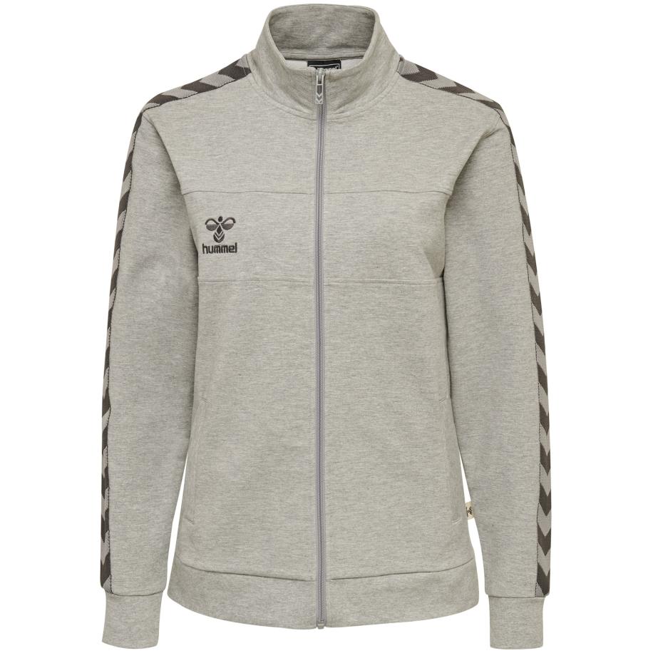 Hummel Hummel Sportief sweatvest grijs gemêleerd / zwart -