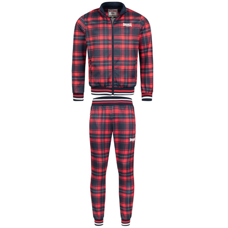 Lonsdale LONSDALE Trainingspak WICKSTONE blauw / rood -