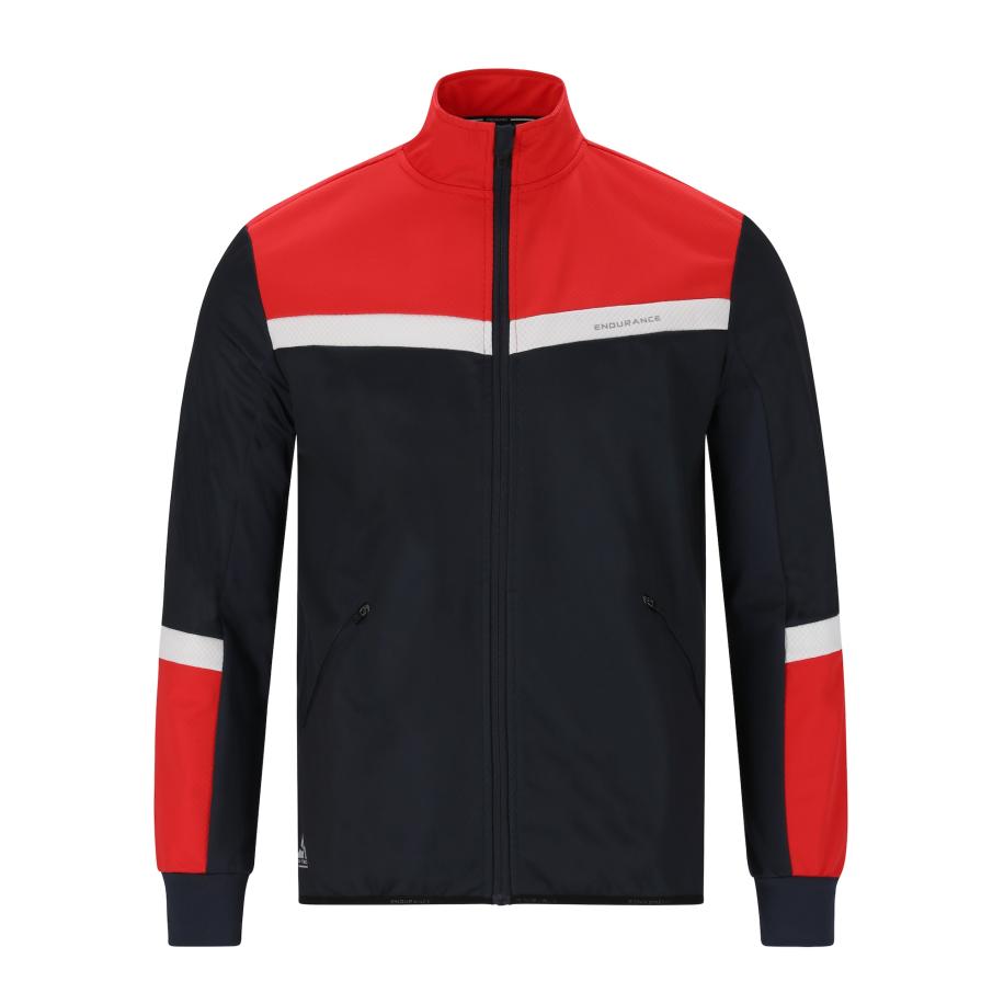 ENDURANCE ENDURANCE Sportjas navy / zilvergrijs / rood / wit -